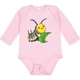thumbnail image 3 of Inktastic Monarch butterfly caterpillar- cute baby insect Boys or Girls Long Sleeve Baby Bodysuit, 3 of 5