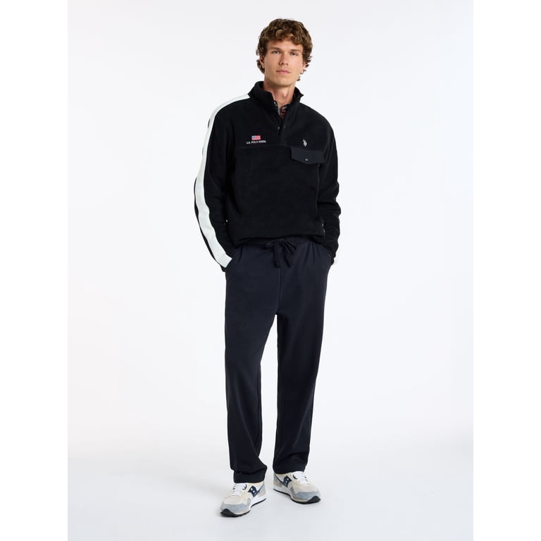 U.S. Polo Assn. Men's Everyday Open Bottom Fleece Jogger photo 2