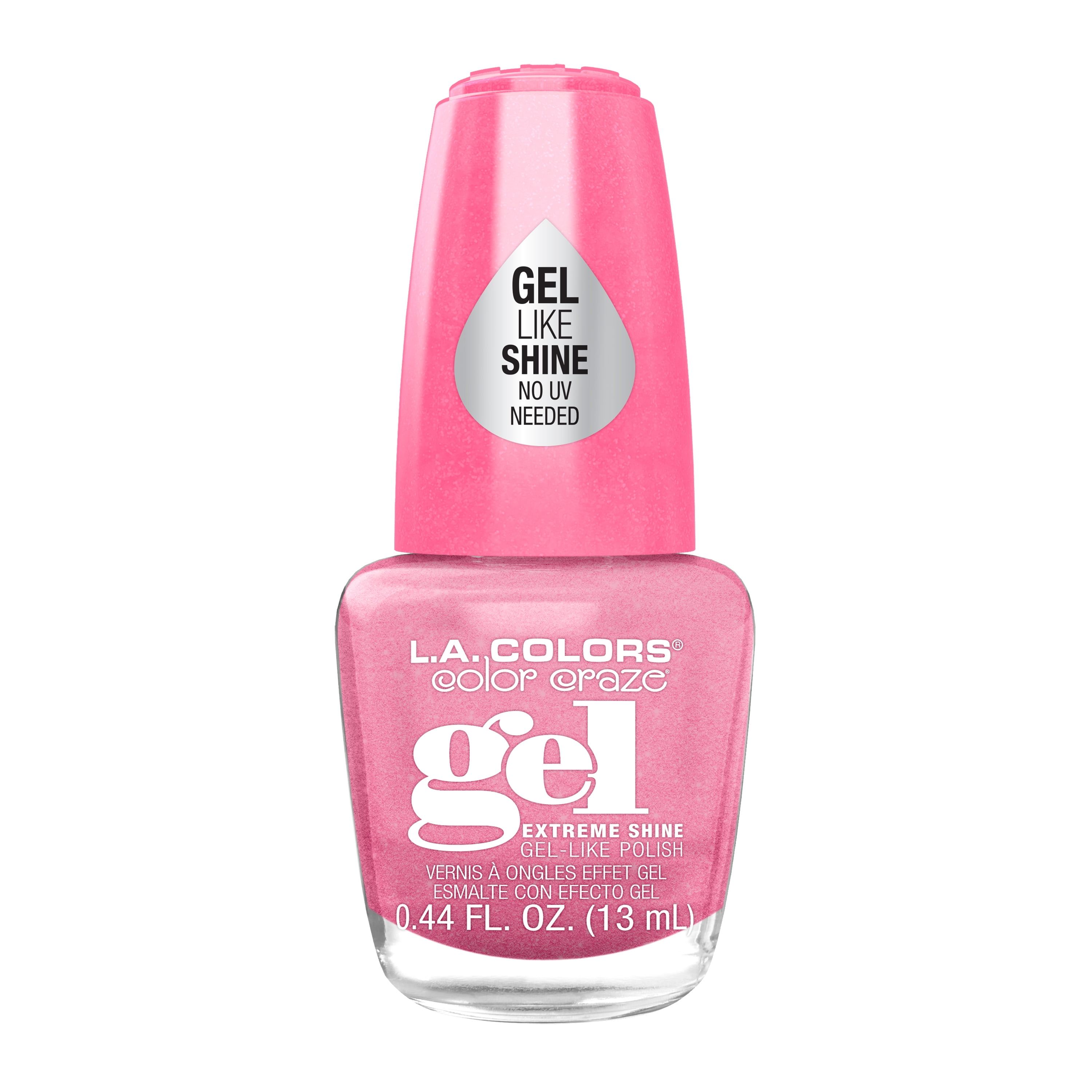 (3 pack) L.A. COLORS Gel-Like Nail Polish, Sweet Dreams, 0.44 fl oz