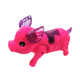 thumbnail image 2 of Vogacara Animal juguete electrónico alimentado por caminar Animal plástico niños juguete con música ligera Videojuegos portátiles Rosa roja Vogacara FN000235-02, 2 of 6