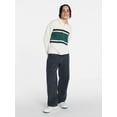 thumbnail image 2 of No Boundaries Rugby Fleece Polo Shirt with Long Sleeves, Men's XS-5XL, 2 of 6
