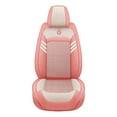 thumbnail image 4 of Maidao Car Seat Covers Leather Full Set for Mercedes-Benz for CL230 2000-2014 5 Seats Airbag Compatible Waterproof Front Rear Cushion Protector Pink, 4 of 5