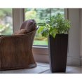 thumbnail image 1 of Algreen Products 14105 30 in. Wicker Square Taper Planter with Self Watering - Rattan Coffee, 1 of 1