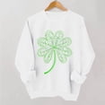 thumbnail image 1 of TaTaai Women Casual No Hood St Patrick's Day Printed Sweatshirt Crew Neck Long Sleeve Top Ladies Daily Commute Festival Wear Soft Warm Comfortable Stylish Pullover Top Gift, 1 of 6