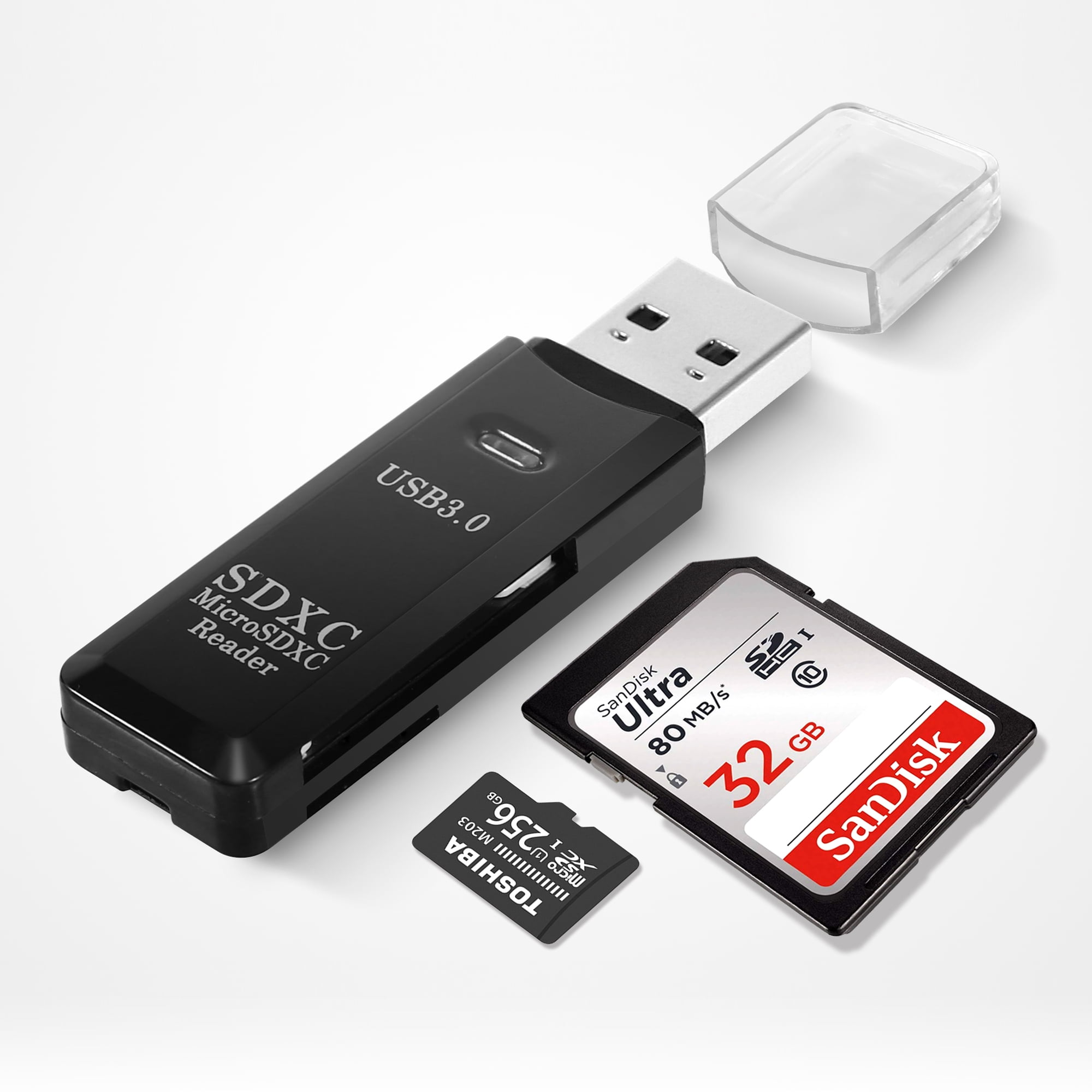 SD/Micro SD Card Reader Portable USB 3.0 Memory Card Reader Adapter for  Mac, Windows, Linux, Chrome, PC, Laptop - Walmart.com