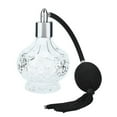 thumbnail image 2 of Botella de perfume de vidrio retro, rellenable, con borla, vacía, atomizador, 80 ml, 2 of 15