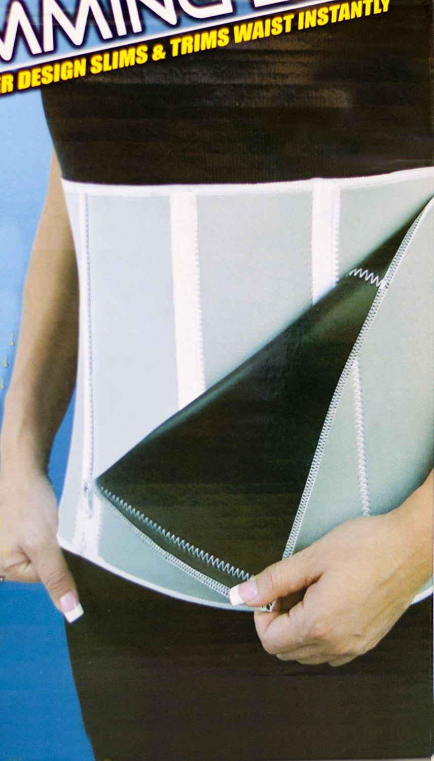 Adjustable Sauna Action Slimming Belt with 5 Zippers