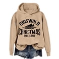 thumbnail image 4 of Sweatshirts for Women Cute Prints Lightweight Pullover Tops Christmas Print Hoodies Sweatshirt Tops, 4 of 5