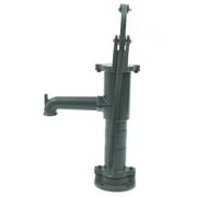 Miumaeov Heavy Duty Hand Operated Pump Cast Iron Outdoor Yard Pond Well Water Pitcher Maximum Pressure 26ft for Backyard Garden Green