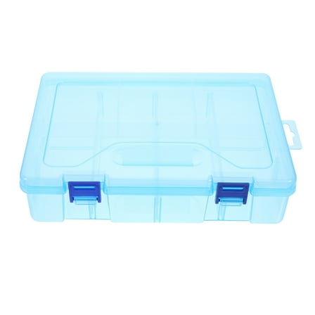 unbranded Plastic Craft Storage Container Removable Compartment Parts Storage Box