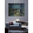 thumbnail image 2 of Wallhogs Van Gogh The Starry Night (1888) Wall Mural, 2 of 2