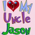 thumbnail image 2 of CafePress - I LOVE MY UNCLE JASON Infant Bodysuit - Baby Light Bodysuit, Size Newborn - 24 Months, 2 of 4