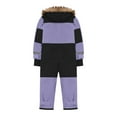 thumbnail image 6 of LUOGENLI Outfits Baby Rompers Girl Summer Snowsuit Children's Boys Ski Suit Thermal Overall Winter Warm Snow Windproof Suit with Removable Hood Mud Suit Outdoor Softshell Suit Purple 14-15 Years, 6 of 6