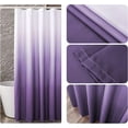 thumbnail image 6 of Ombre Dark Purple Shower Curtain Sets for Bathroom Accessories Fabric Polyester Waterproof Modern Shower Curtain Liner with 12 Hooks Purple W72xL72, 6 of 6