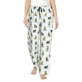 thumbnail image 1 of Fotbe Cute Avocado Yoga Pantalones de Pijama para Mujer, Pantalones de Dormir, Pantalones Pj con Cordón y Bolsillos-XX-Large, 1 of 6