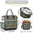 thumbnail image 5 of Colorful Football Field and Balls Pattern Womens Lunch Box for Work,Insulated Large Lunch Bag for Tween and Teen,Loncheras Para Mujer,Leakproof Adult Lunch Bag for Work,Beach,Travel,Picnic,Camping, 5 of 7