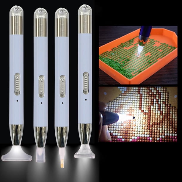 Cuadros Decorativos Recarga USB 5D Diamante Pintura Bordado Punto Taladro Pen Set (Púrpura B) Wdftyju embutido en tela