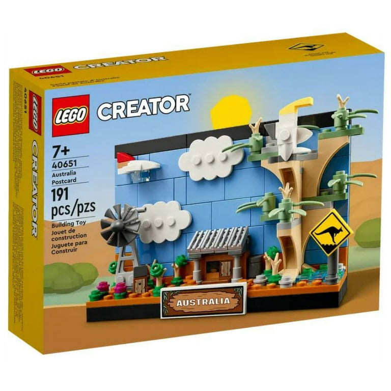 LEGO Creator 3D Buildable Postcard from Australia 40651 with Outback Sightings 191 pcs Walmart