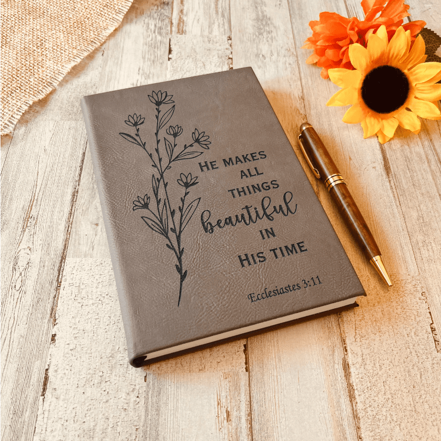 Custom Prayer Journal, Bible Study Journal, Daily Prayer Bible Journal, Prayer Journal for Women men, Bible Accessories Bible Study Supplies