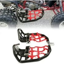 Kojem Nerf Bars Pro Feet Peg For Honda TRX 400EX 400X Black Bars Red Nets 211 T7 BB