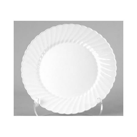 WNA Comet (144 Per Container) 10.25'' Classicware Plastic Plate in White