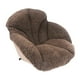 thumbnail image 4 of Cojín para silla, cojín para asiento de escritorio, cálido y cómodo, cojín de felpa para soporte de cintura, almohada de suelo para dormitorio de Café, 4 of 9