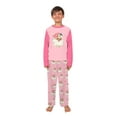 thumbnail image 4 of Santa Matching Family Christmas Pajamas Pink, Soft Cotton-Poly Blend, Extended Sizes, 4 of 7
