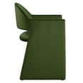 thumbnail image 6 of Modway Talia Performance Velvet Dining Armchair in Moss Green, 6 of 9