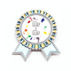 thumbnail image 1 of LGBT Rainbow Flag señor &amp; amp; Sr. Insignia broche Medalla ganadora, 1 of 3