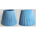 thumbnail image 4 of FSLiving Blue Cloth Lamp Shades Fixture Replacement Shades for DIY Floor Lamps Table Lamp Pendant Light Fixture and Other Compatible Lamps - 1 Pack, 4 of 7
