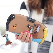 Sehao Cartoon dog women purse bag designer wallets famous brand women wallet Wallet coffee ,Gift,on Clearance