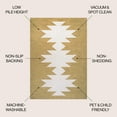 thumbnail image 2 of JONATHAN Y WASHABLE 8 x 10 Area Rug, Chayton Minimalist Geometric - Moss/Cream, WSH110B-8, 2 of 7
