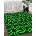 thumbnail image 3 of Ahgly Company Machine Washable Indoor Rectangle Transitional Night Black Area Rugs, 2' x 5', 3 of 7