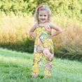 thumbnail image 2 of Easter Jumpsuit Romper for Kids,Toddler Girls Kids Easter Eggs Hunting Printing Jumpsuit Playsuit Strap Romper Summer Outfits Clothes, 2 of 6