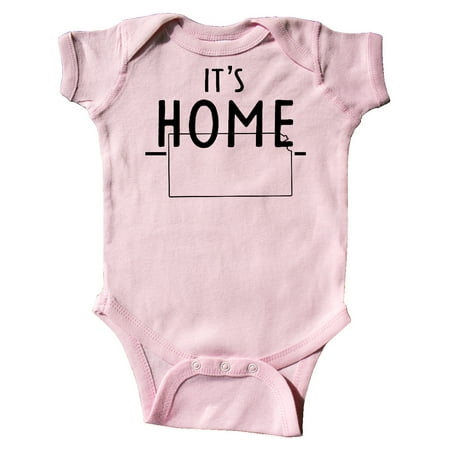 

Inktastic It s Home- State of Kansas Outline Gift Baby Boy or Baby Girl Bodysuit