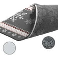 thumbnail image 6 of Kitchen Rug Mat Christmas Snowflake, Set of 2, Anti-Fatigue Non-Skid Washable Kitchen Runner Rugs, Winter Grey Soft Comfort Rug for Kitchen, Floor Home, Front of Sink, Laundry, 6 of 6