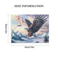 thumbnail image 2 of Yiluyinqing Eagle Mountain Bird Art Modern Canvas Prints Wall Decor for Home, Living Room, Ready To Hang Room Art Decor 16x12in, 2 of 6