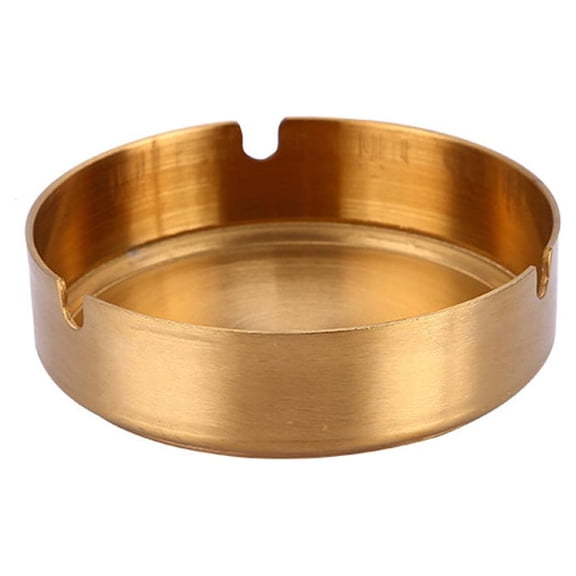Summer Clearance 2023! YOHOME Stainless Steel High Temperature Resistant Drop Resistant Round Design Ashtray