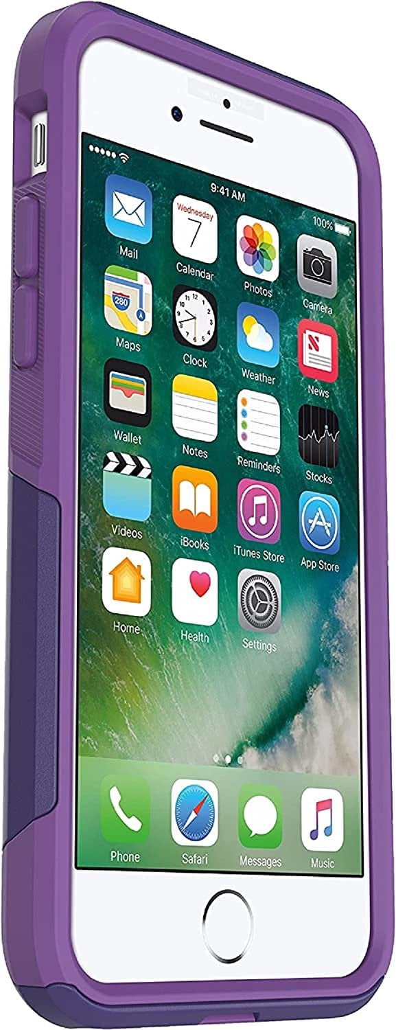 OtterBox Commuter Series Back Cover Cell Phone Case for Apple iPhone SE, Hopeline Purple