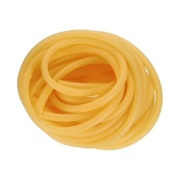 Natural Latex Rubber Tubing, 1/4" ID x 11/32" OD 32.8Ft Elastic Tube