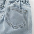 thumbnail image 5 of YTDSCS 1-8TYears Boys Girls Jean Denim Shorts for Kids Baby Soft Summer Girls Shorts Comfort Baby Girls Clothing Elastic Shorts, 5 of 8