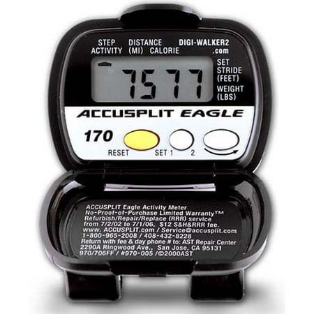 Accusplit AE170 Black Eagle Series Digital Walker