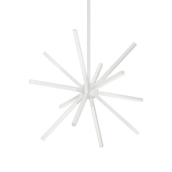 CH14220-WH-Kuzco Lighting-Sirius Minor - 48W LED Chandelier-15 Inches Tall and 20.25 Inches Wide-White Finish