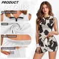 thumbnail image 5 of Yuyamidu Cow Print Golf Dress for Women Size L Comfort Tennis Dress for Women Breathable Workout Active Athletic Dresses with Shorts Pockets Workout Golf Dresses, 5 of 7