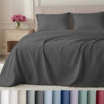 California Design Den Split King Sheets Sets For Adjustable Bed - 800 Thread Count 100% Cotton Sateen - Deep Pocket - 5 Piece Set with 2 Twin-XL Fitted Sheets, Grey