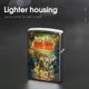 thumbnail image 4 of Huevitos: Una aventura africana-theme Copper Metal Lighter Shell, Premium Replacement Refillable Lighter Case with Durable Metal Construction, Compatible with Zippo and Most Standard Lighter Models, 4 of 6
