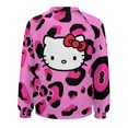 thumbnail image 5 of Hello Kitty Women's Casual Crew Neck Sweatshirt Long Sleeve Pullover Tops, 5 of 8