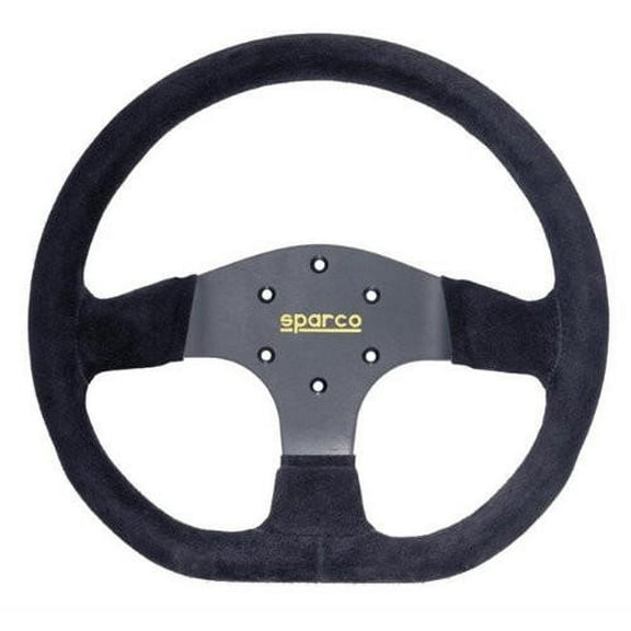 Sparco 015R353PSN Steering Wheel 330mm Black Suede 36mm Dish Universal