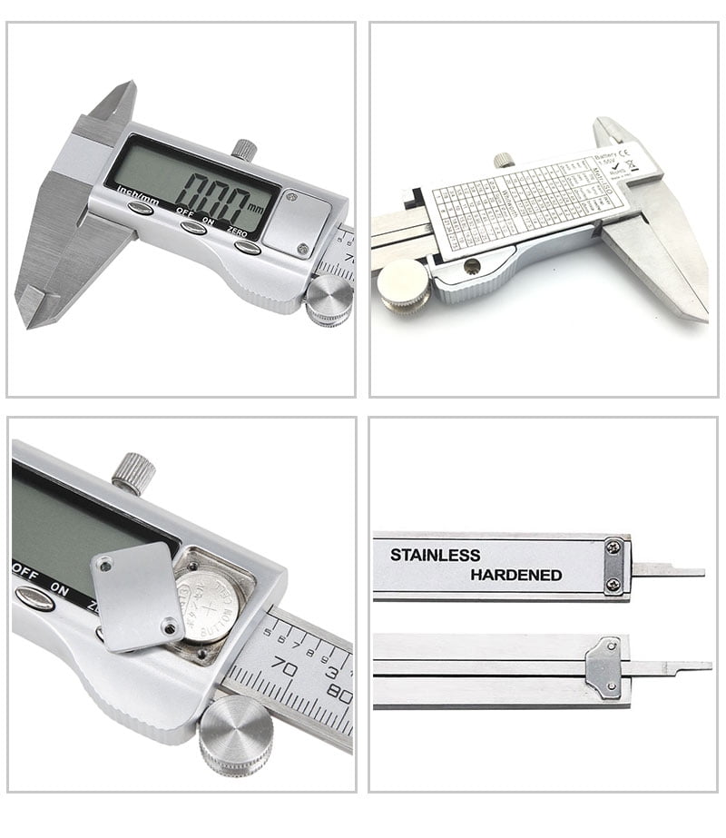 Metal Caliper 150/200/300MM Stainless Steel Electronic Digital Vernier Caliper Micrometer Measuring Tool Caliper
