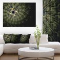 thumbnail image 1 of Grand Motif de Fleur Fractale Symétrique - Impression d'Art Floral sur Toile, 1 of 3